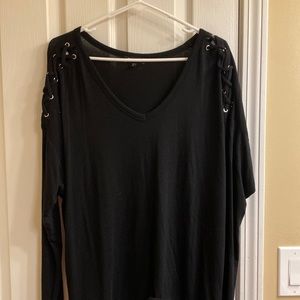Express black long sleeve shirt